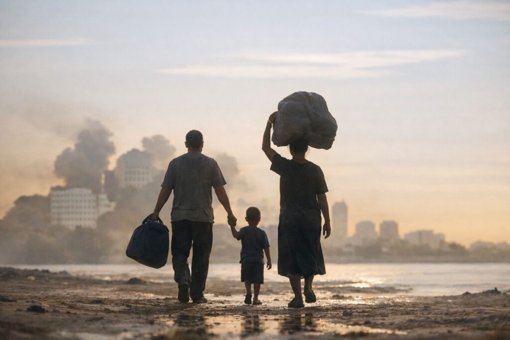 Refugee family affected by UK Asylum Reform 2026